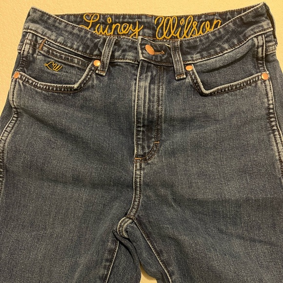 Wrangler Women's Dark Blue Flare Jeans - Picture 3 of 7